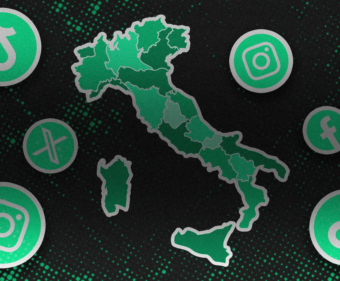 Regioni italiane sui social: classifica 2026